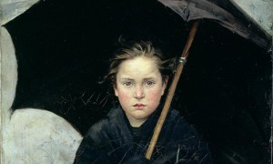 The Umbrella (1883) by Marie Bashkirtseff